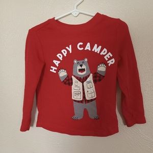 Old Navy Toddler Boy's Red Long-sleeved Shirt, 2t